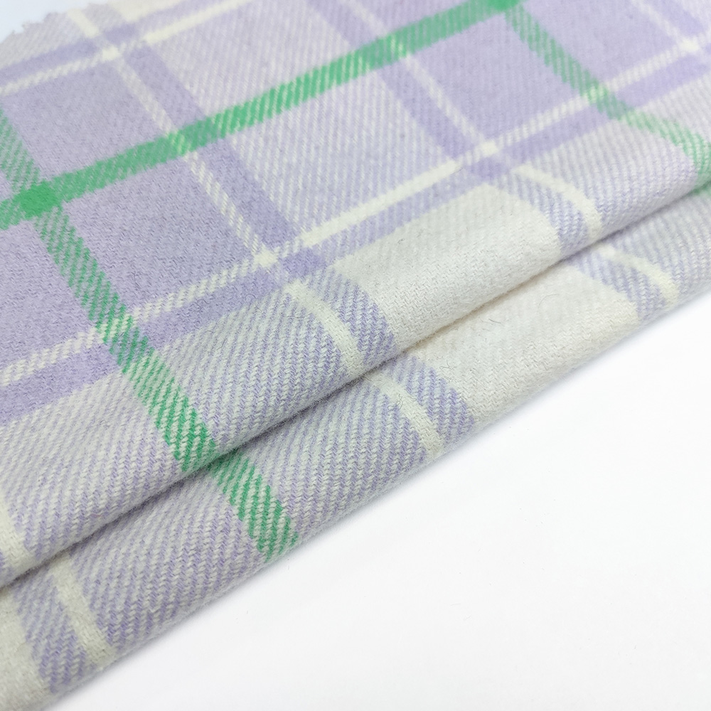 Fashionable 100 cotton plaid fabric