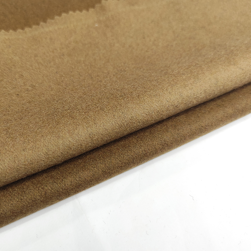 60% wool single sided melton fabric