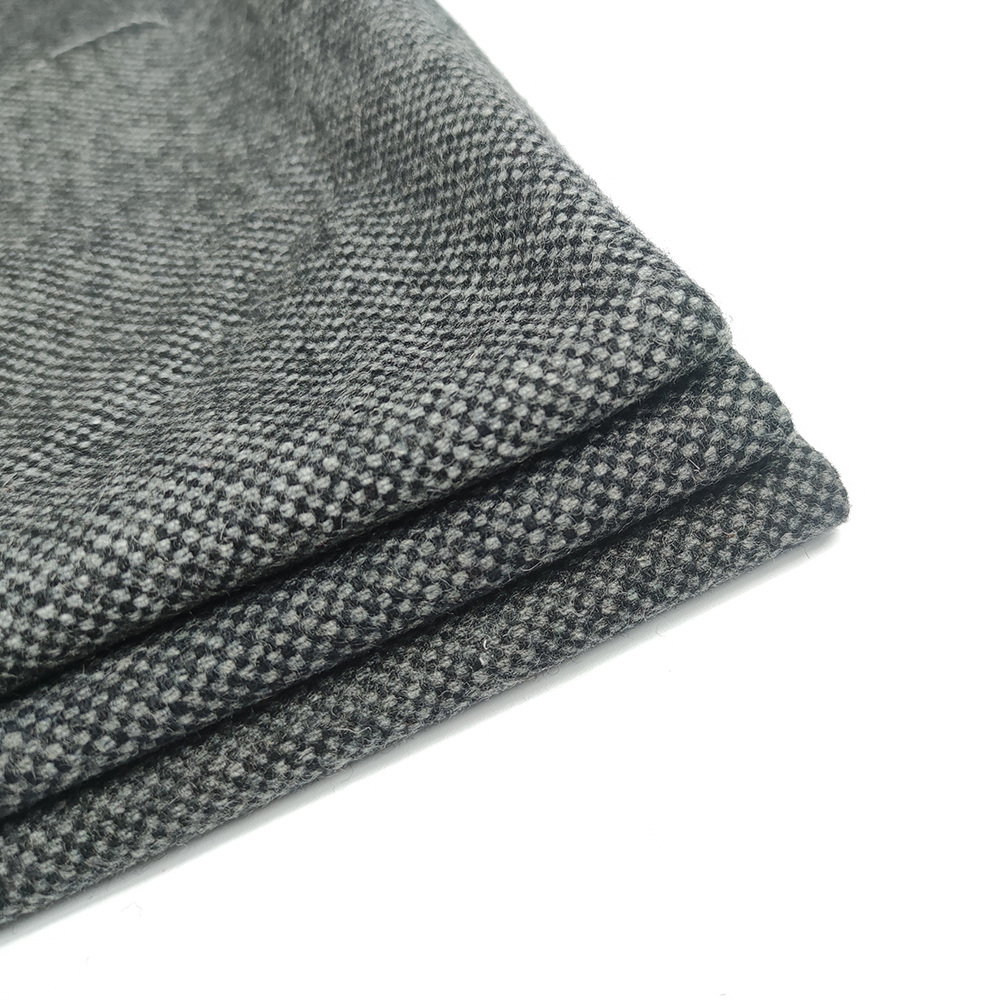 50 wool tweed fabric for men's coats