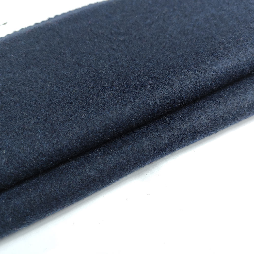 single sided wool like melton fabric