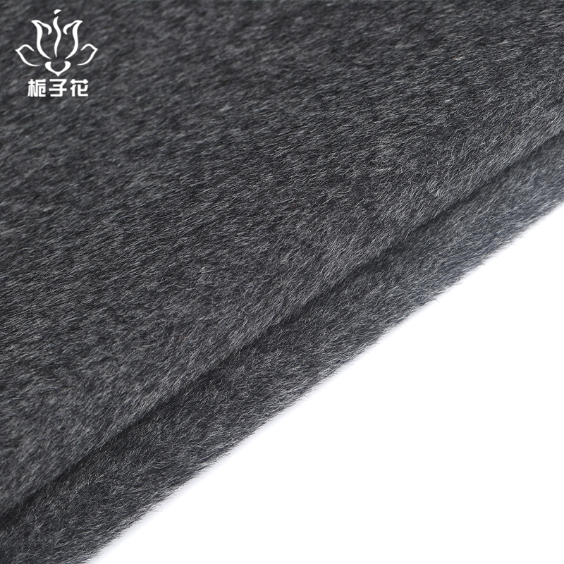 High quality yarn dyed 100%wool single sided smooth wool fabric for coats