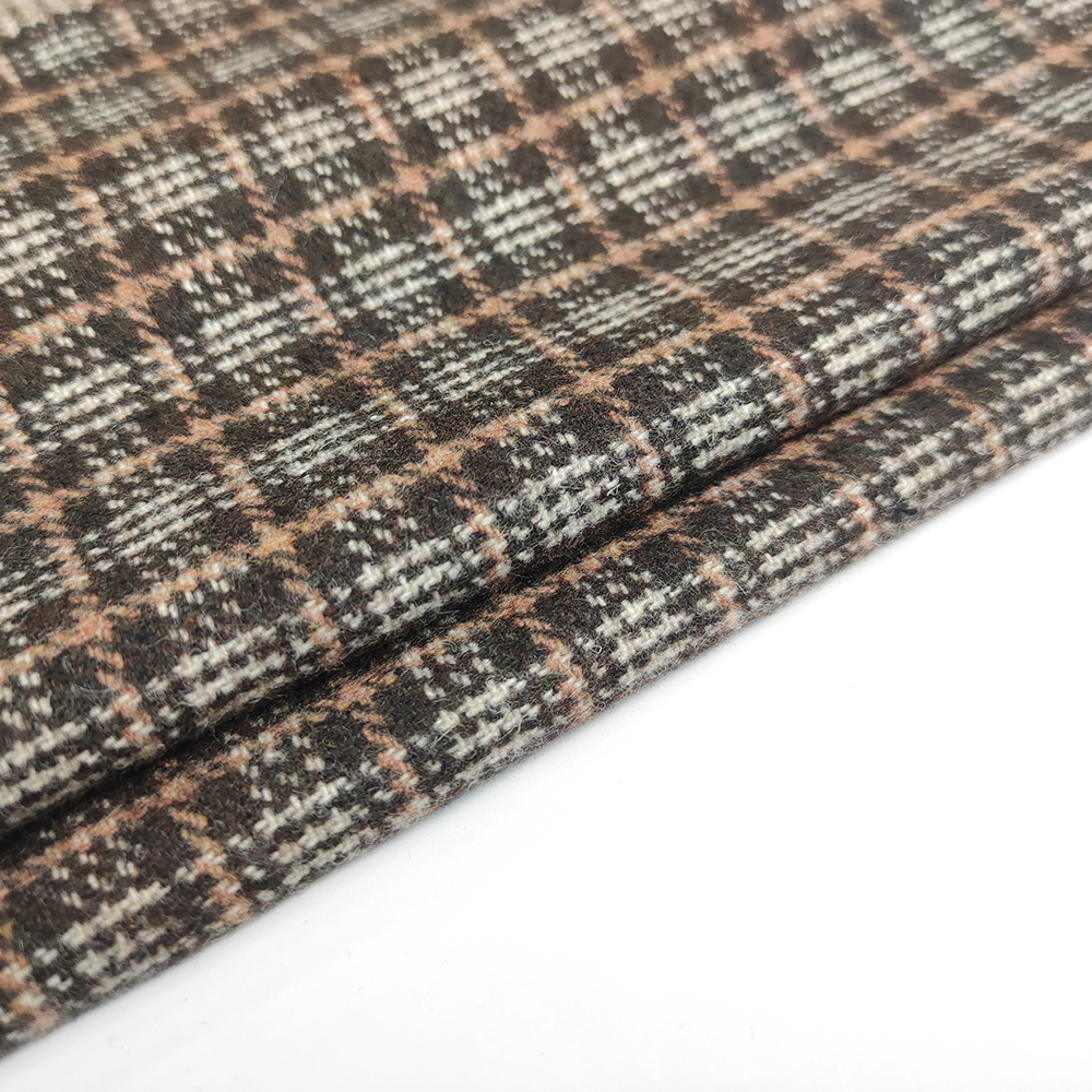 20 wool flannel plaid fabric