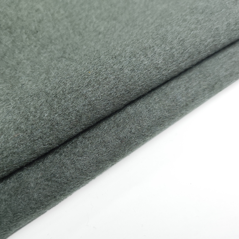 high quality 45 wool double sided smooth wool fabric