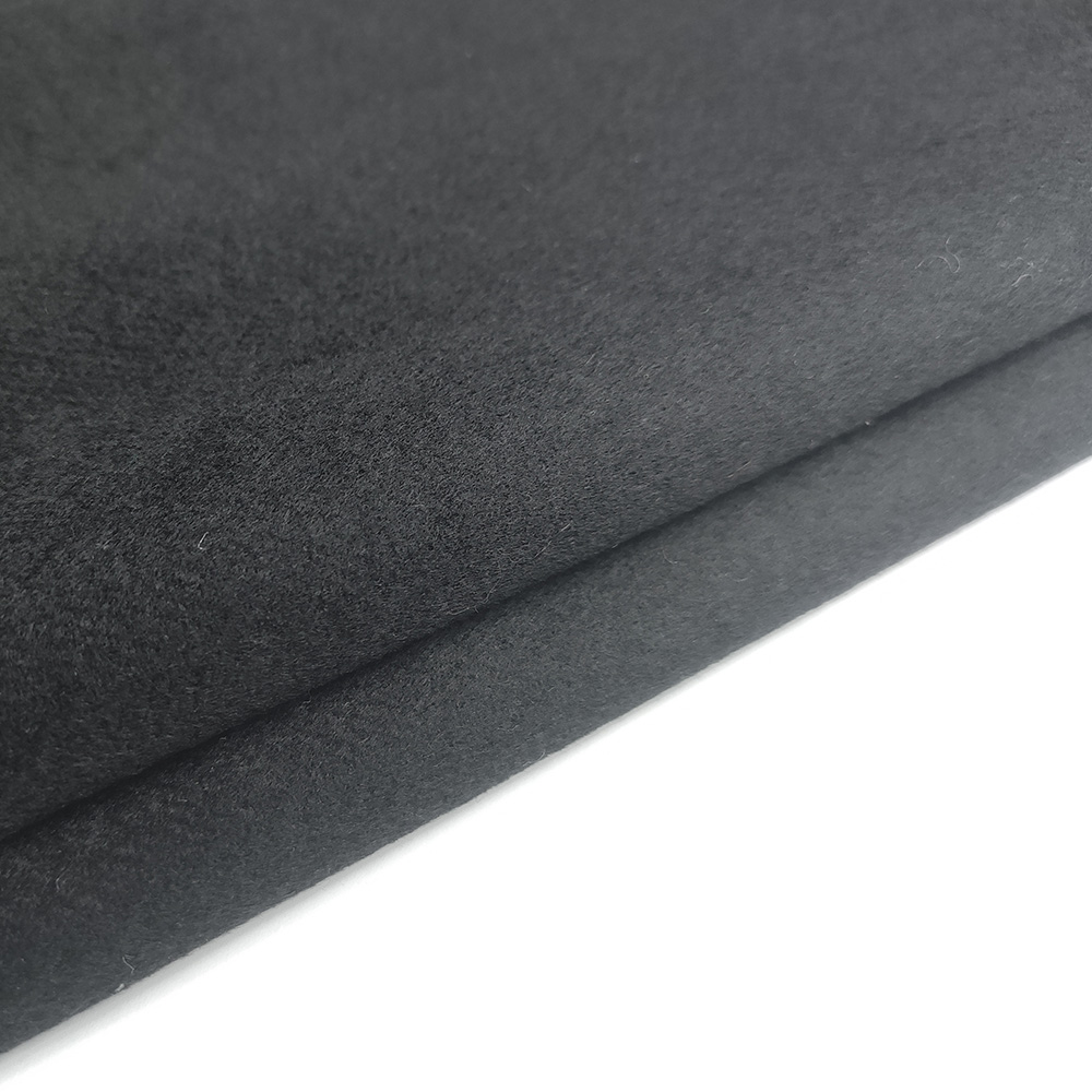 50 wool single sided smooth wool fabric